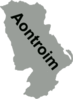 Map Of Antrim Clip Art